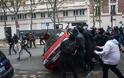 Γαλλία: Πάνω από 260 συλλήψεις μετά τις συγκεντρώσεις των «κίτρινων γιλέκων»