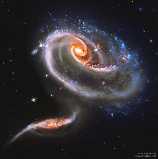 Arp 273: Battling Galaxies from Hubble - Φωτογραφία 1