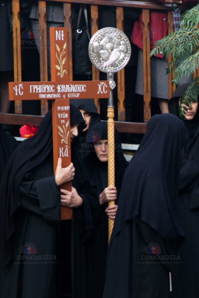 Οι πιστοί στη Χαλκιδική «αποχαιρέτισαν» τον Γέροντα Γρηγόριο - Φωτογραφία 26