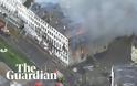 Υπό κατάρρευση το ξενοδοχείο που έπιασε φωτιά στο Ίστμπουρν - Φωτογραφία 3
