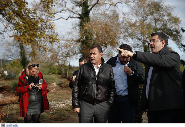 Τι δήλωσε ο ΥΕΘΑ Ν. Παναγιωτόπουλος από τις πληγείσες από την κακοκαιρία περιοχές της Μακεδονίας - Φωτογραφία 3