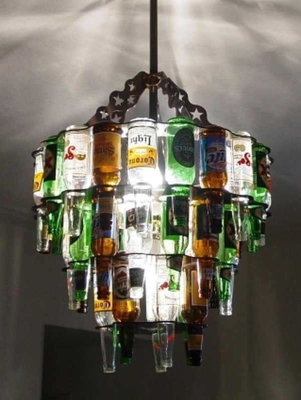 ΚΑΤΑΣΚΕΥΕΣ - Από γυάλινα (άδεια) μπουκάλια ποτον φτιάξτε φωτιστικά ,ποτήρια και άλλα… - Φωτογραφία 9