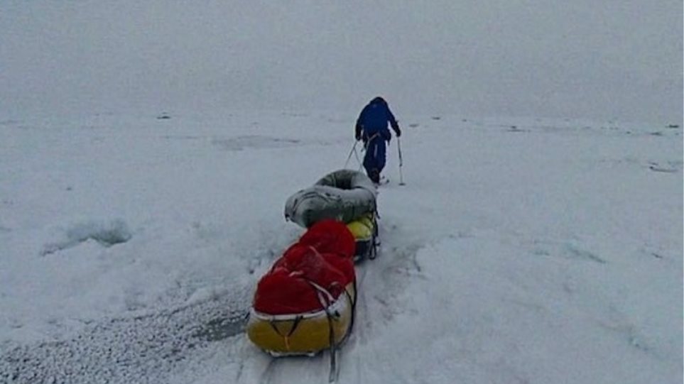 Αρκτικός Ωκεανός: Ο ασυνήθιστα λεπτός πάγος δυσχεραίνει την αποστολή δύο γνωστών εξερευνητών - Φωτογραφία 1