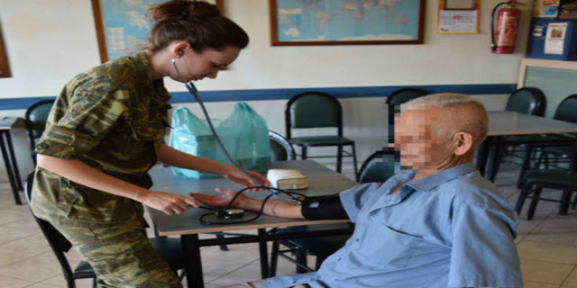 Επίσκεψη και δωρεάν εξετάσεις στο χωριό Μηλέα Ορεστιάδας από Στρατιωτικό Ιατρικό Κλιμάκιο - Φωτογραφία 1