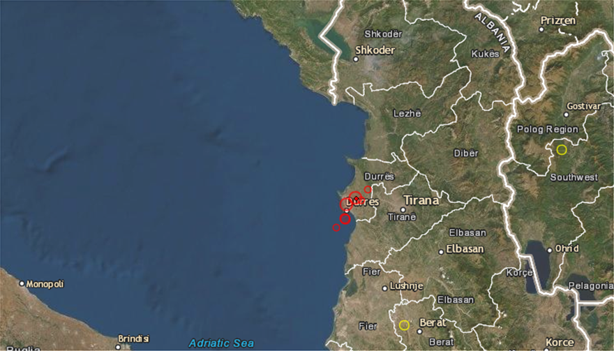 Φονικός σεισμός 6,4 Ρίχτερ στην Αλβανία: Τουλάχιστον 8 νεκροί και 300 τραυματίες - Φωτογραφία 2