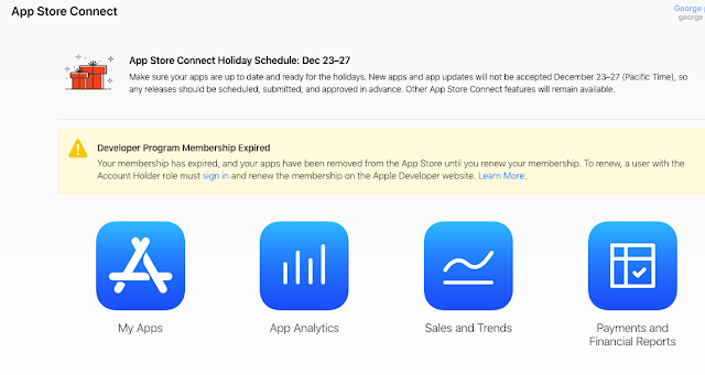 Η Apple θα κλείσει το App Store Connect από τις 21 έως τις 27 Δεκεμβρίου - Φωτογραφία 3