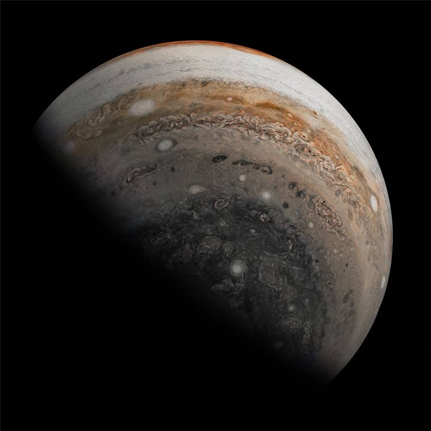 NASA: Εκπληκτική φωτογραφία του πλανήτη Δία από το Juno - Φωτογραφία 2