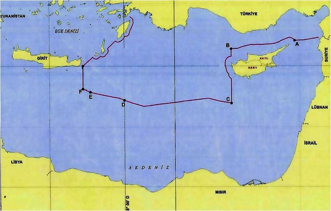 Στη δημοσιότητα ο χάρτης της συμφωνίας Τουρκίας-Λιβύης: «Εξαφάνισαν» το Καστελόριζο – Άγκυρα: «Η Αθήνα συνεργάζεται με τον Χαφτάρ» (upd) - Φωτογραφία 3