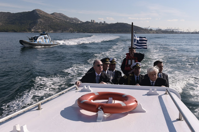 Παρουσία ΥΕΘΑ Νικόλαου Παναγιωτόπουλου στην τελετή ονοματοδοσίας - εντάξεως του πλοίου Γενικής Υποστήριξης «ΑΤΛΑΣ-1» στο Πολεμικό Ναυτικό - Φωτογραφία 4