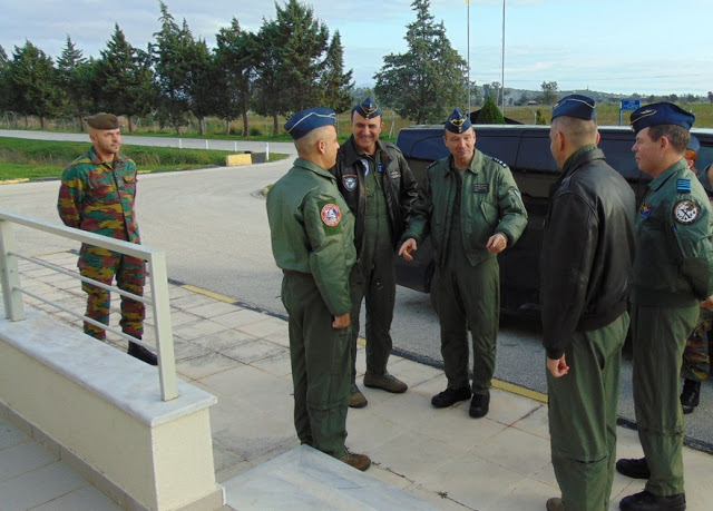 Επίσκεψη του Αρχηγού ΓΕΑ και του Air Component Commander της Αεροπορίας του Βελγίου στην 116ΠΜ - Φωτογραφία 1