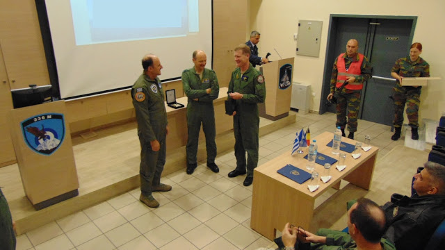 Επίσκεψη του Αρχηγού ΓΕΑ και του Air Component Commander της Αεροπορίας του Βελγίου στην 116ΠΜ - Φωτογραφία 9