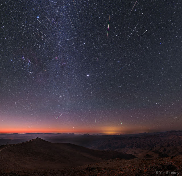 Geminid Meteors over Chile - Φωτογραφία 1