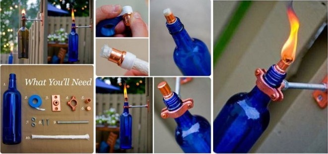 ΚΑΤΑΣΚΕΥΕΣ - 18 καταπληκτικά έργα που μπορείτε να δημιουργήσετε ανακυκλώνοντας γυάλινα μπουκάλια. - Φωτογραφία 8