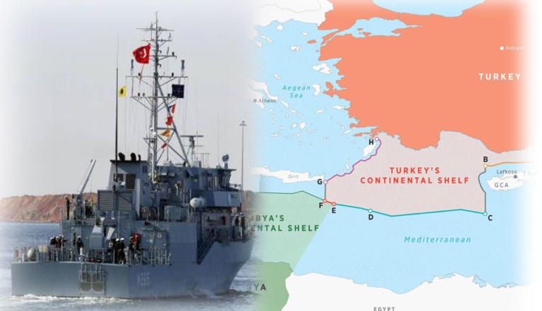 Τουρκία: Νέος προκλητικός χάρτης για την… “κυριαρχία” στην ανατολική Μεσόγειο - Φωτογραφία 1
