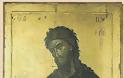 12987 - Ιωάννης ο Πρόδρομος από το αρχαίο εικονοστάσιο του τέμπλου του Ναού του Πρωτάτου