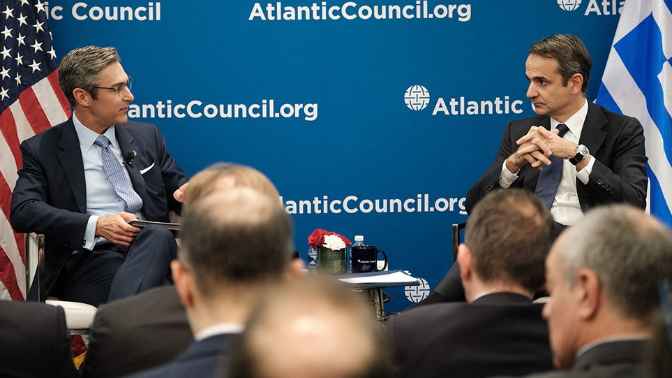 Μητσοτάκης στο think tank Atlantic Council: Γελοία η συμφωνία της Τουρκίας - Φωτογραφία 1