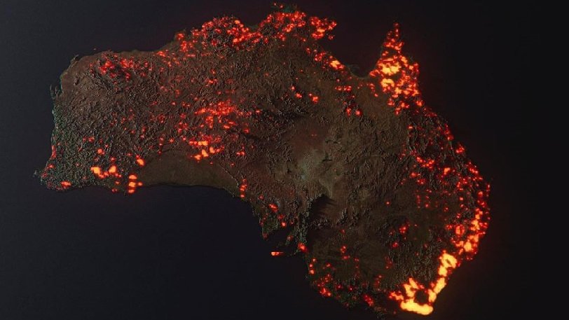 Η αλήθεια για τον χάρτη με τις φωτιές στην Αυστραλία που έχει γίνει viral - Φωτογραφία 1