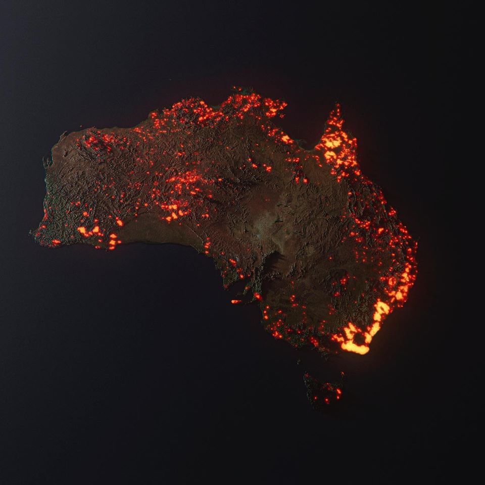 Η αλήθεια για τον χάρτη με τις φωτιές στην Αυστραλία που έχει γίνει viral - Φωτογραφία 2