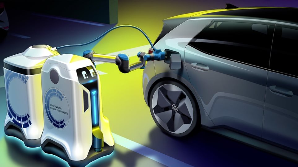 Ρομπότ θα φορτίζουν τα ηλεκτρικά της Volkswagen! - Φωτογραφία 1