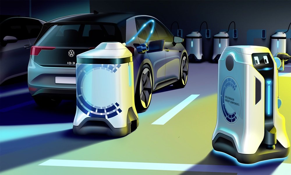 Ρομπότ θα φορτίζουν τα ηλεκτρικά της Volkswagen! - Φωτογραφία 2