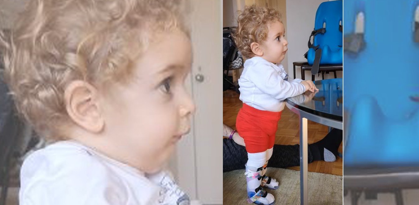 Συγκλονιστικό βίντεο: Ο μικρός Παναγιώτης Ραφαήλ στέκεται για πρώτη φορά στα πόδια του - Φωτογραφία 1