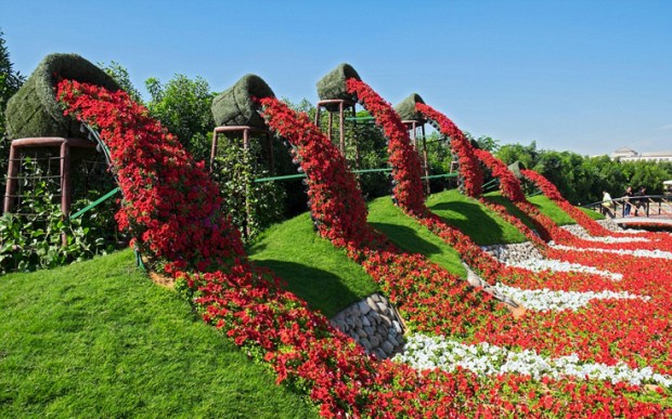 «Miracle Garden» Ο κήπος των θαυμάτων στο Ντουμπάι και δεν υπάρχει παρόμοιος σε όλο τον κόσμο. - Φωτογραφία 3