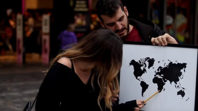 Βίντεο: Έλληνες δε... βρίσκουν την Ελλάδα στον παγκόσμιο χάρτη - Φωτογραφία 1
