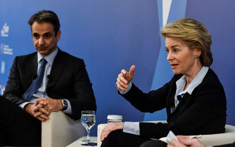 Επαφές Μητσοτάκη με Ε.Ε. και Κομισιόν: «Θα εκφραστούν οι ελληνικές θέσεις στη Διάσκεψη του Βερολίνου» - Φωτογραφία 1