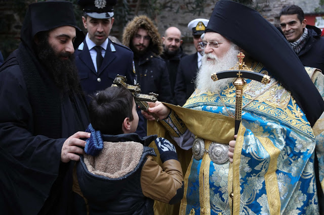 13055 - Θεοφάνεια σήμερα, στο Βατοπαίδι - Φωτογραφία 126