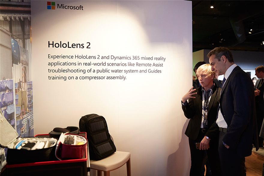 O Μητσοτάκης με τον πρόεδρο της Microsoft - Συζήτησαν για Data Center στην Ελλάδα - Φωτογραφία 5