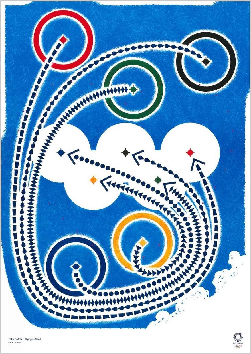 Οι αφίσες για τους Ολυμπιακούς Αγώνες του Τόκιο δεν μοιάζουν σε τίποτα με τις προηγούμενες - Φωτογραφία 2