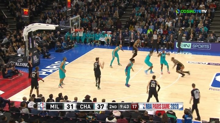 NBA: Οι καλύτερες στιγμές του Αντετοκούνμπο στο ματς με τους Χόρνετς (video) - Φωτογραφία 1