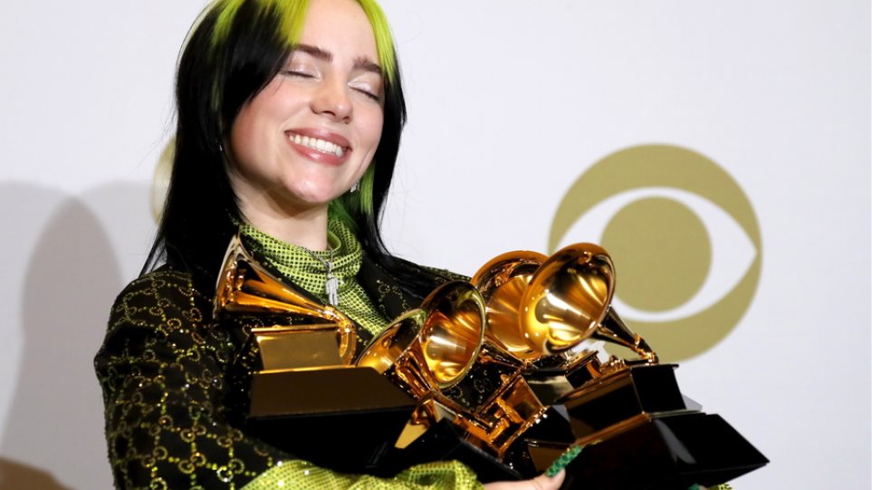 Grammy Awards 2020: Σάρωσε τα βραβεία η 18χρονη Μπίλι Άιλις - Φωτογραφία 1