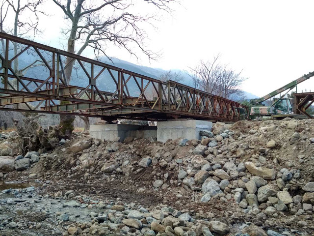 ΓΕΣ: Ολοκλήρωση Κατασκευής Γέφυρας Μπέλεϋ στη Σαμοθράκη - Φωτογραφία 2