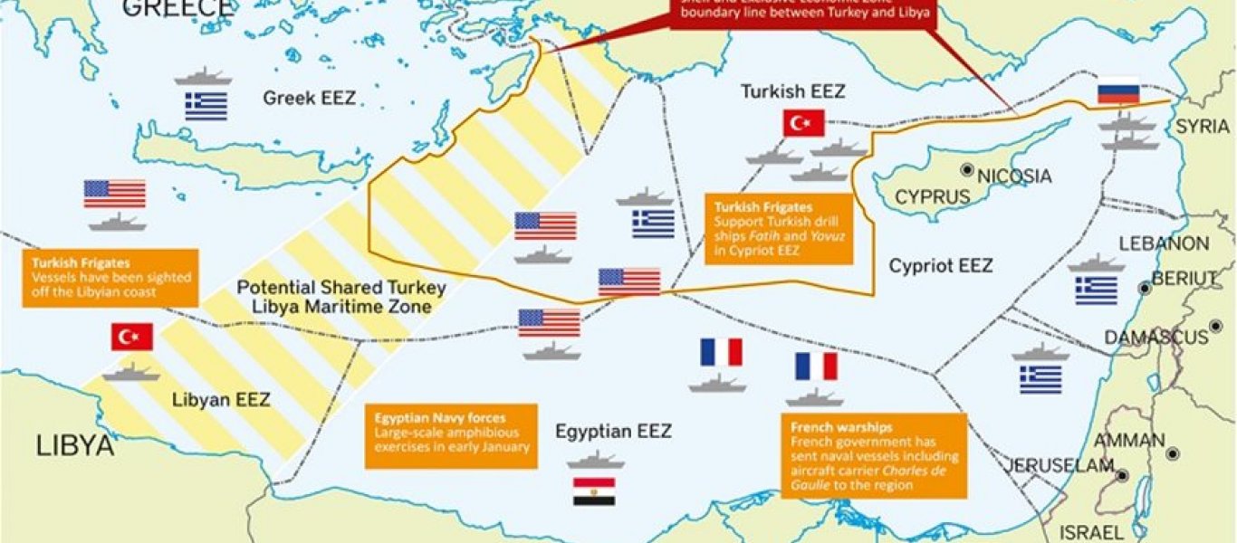 Χάρτης της Petroleum Economist προετοιμάζει για «Χάγη» στην Αν.Μεσόγειο - «Χάνονται» Μεγίστη, Ρω και Στρογγύλη - Φωτογραφία 1