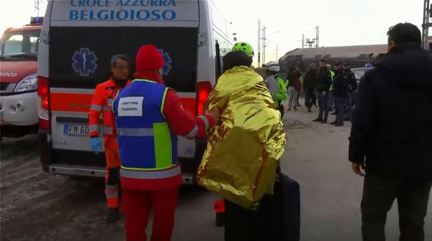 Εκτροχιασμός τρένου κοντά στο Μιλάνο: Τουλάχιστον δύο νεκροί και 30 τραυματίες - Φωτογραφία 2