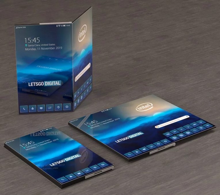 Intel με foldable smartphone που γίνεται tablet - Φωτογραφία 1