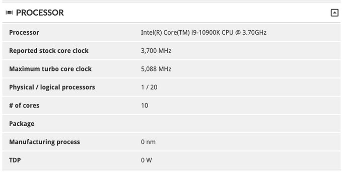 Intel i9-10900K (10 πυρήνες αρχιτεκτονικής Comet Lake-S) - Φωτογραφία 3