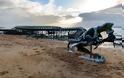 Μυστήριο: Τεράστιος σκελετός βρέθηκε σε παραλία μετά την κακοκαιρία Κιάρα
