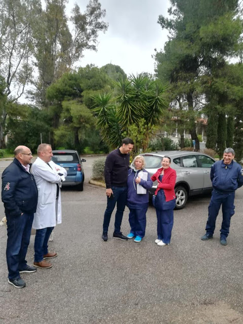 Ο Υπουργός Υγείας επισκέφτηκε τους 2 Έλληνες που είναι σε καραντίνα στο Σωτηρία - Φωτογραφία 1