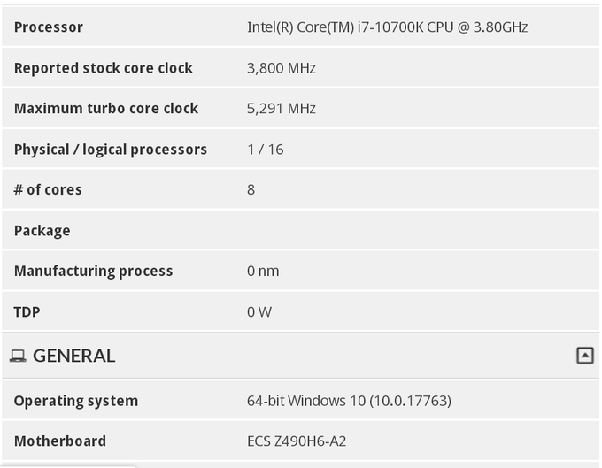Ο Intel Core i7-10700K Comet Lake-S  με 5,3 GHz Turbo - Φωτογραφία 3