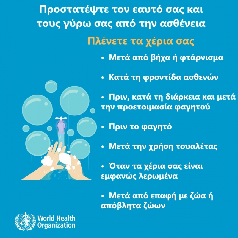 ΥΥΚΑ: Οδηγίες προστασίας από αναπνευστική λοίμωξη από το νέο κοροναϊό - Φωτογραφία 4