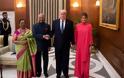 Ταξίδι Τραμπ στην Ινδία: Οι εντυπωσιακές εμφανίσεις της Μελάνια - Φωτογραφία 2