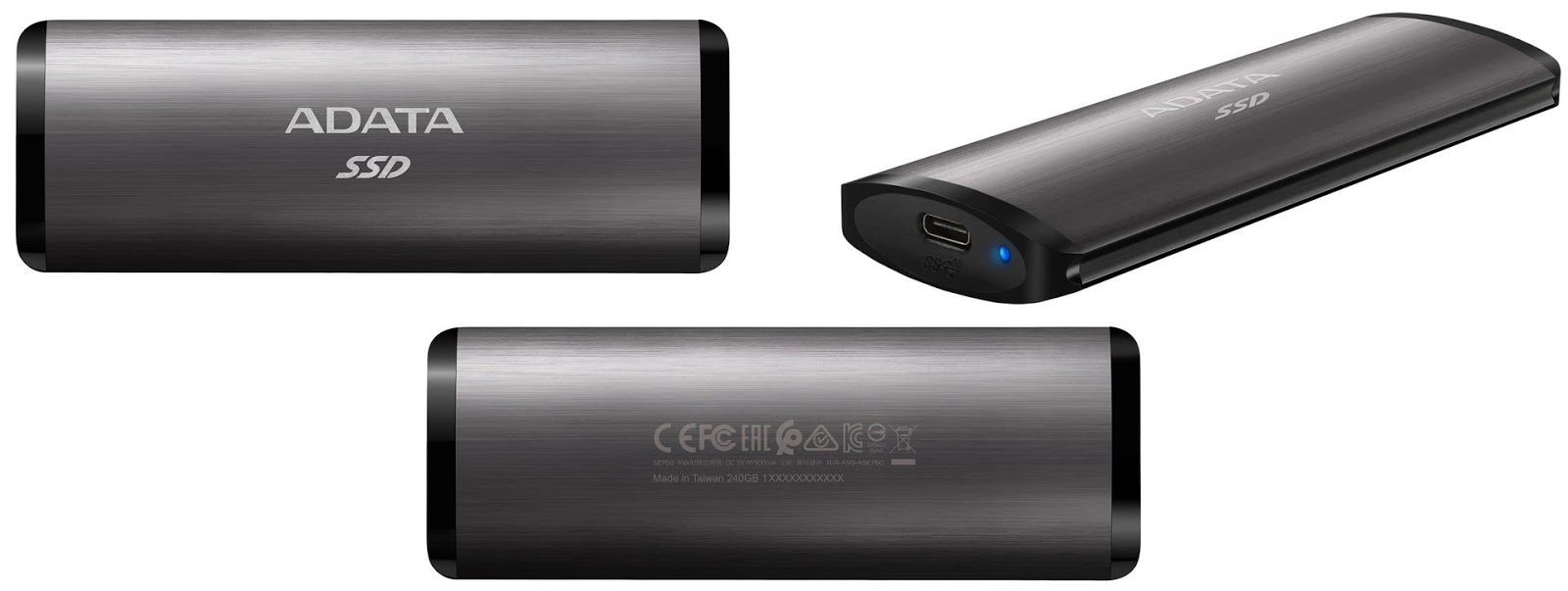 SE760 USB 3.2 Gen 2 εξωτερικό SSD με ταχύτητες μέχρι 1000 MB/s - Φωτογραφία 1