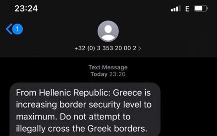 SMS των ελληνικών Αρχών σε μετανάστες: «Ενισχύουμε τα μέτρα φύλαξης, μην περνάτε τα σύνορα» - Φωτογραφία 1