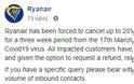Ryanair, Aegean, Sky Express: Έκτακτες ανακοινώσεις για τον κορονοϊό! Αλλαγές σε πτήσεις και εισιτήρια! - Φωτογραφία 2