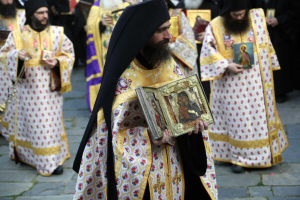 13280 - Άγιον Όρος: Η Κυριακή της Ορθοδοξίας στο Βατοπαίδι - Φωτογραφία 2