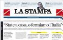 Ιταλία: «Είναι σαν να έχουμε πόλεμο!» - Οι εφημερίδες γράφουν: Όλοι στο σπίτι! - Φωτογραφία 4