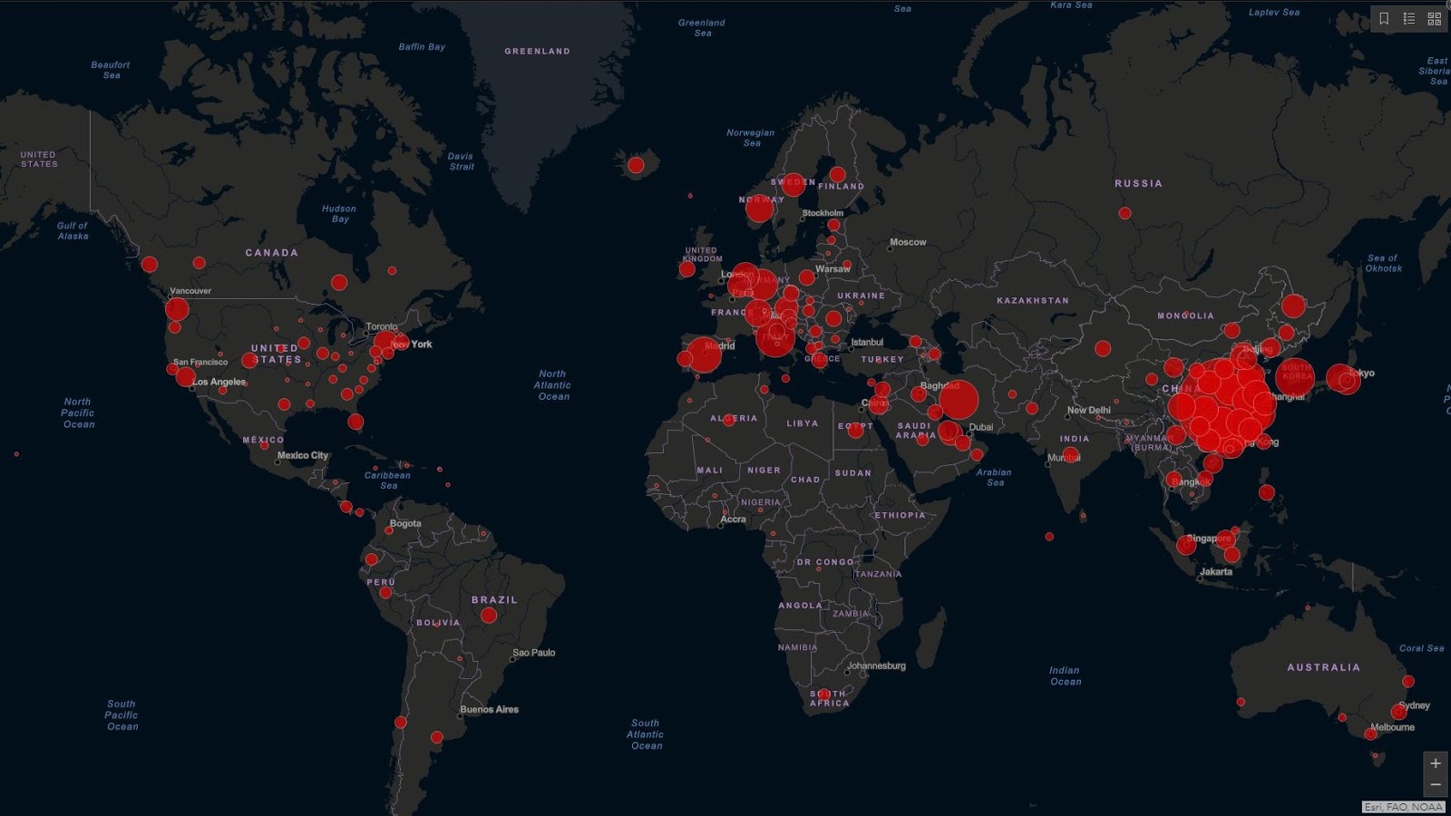 Hackers εκμεταλλεύονται το χάρτη του κορωνοϊού για να εγκαταστήσουν malware - Φωτογραφία 1