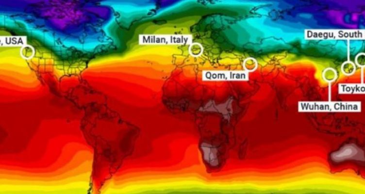 Κορωνοϊός και κλίμα: Αυτή είναι η οριζόντια «γραμμή του θανάτου» στον πλανήτη! - Φωτογραφία 1